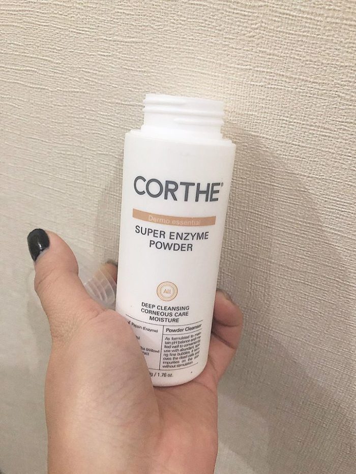 Sua rua mat dang bot Corthe super enzyme power 3