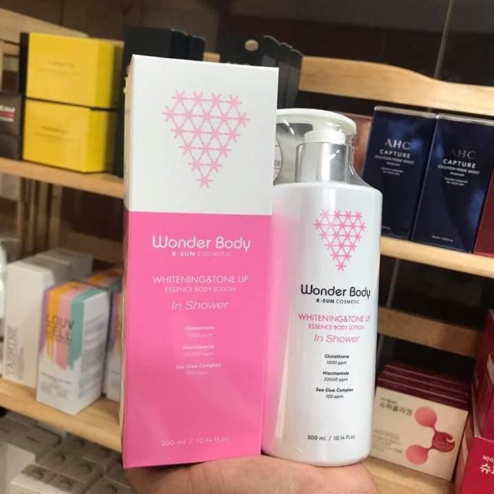 Sua tam trang da Wonder Body Whitening And Tone Up Essence Body Lotion 4