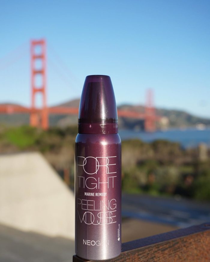 Tay da chet dang kem bot Neogen Pore Tight Peeling Mousse 11