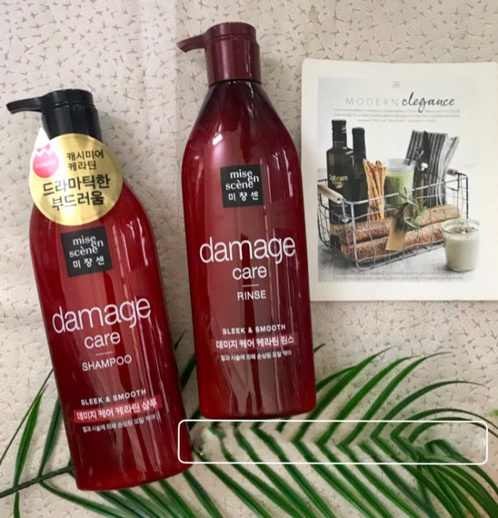Bo dau goi xa Mise En Scene Damage Care Sleek and Smooth 9