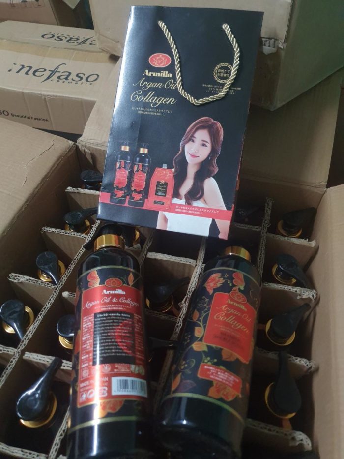 Cap dau goi xa cao cap Armilla Argan Oil Collagen 3
