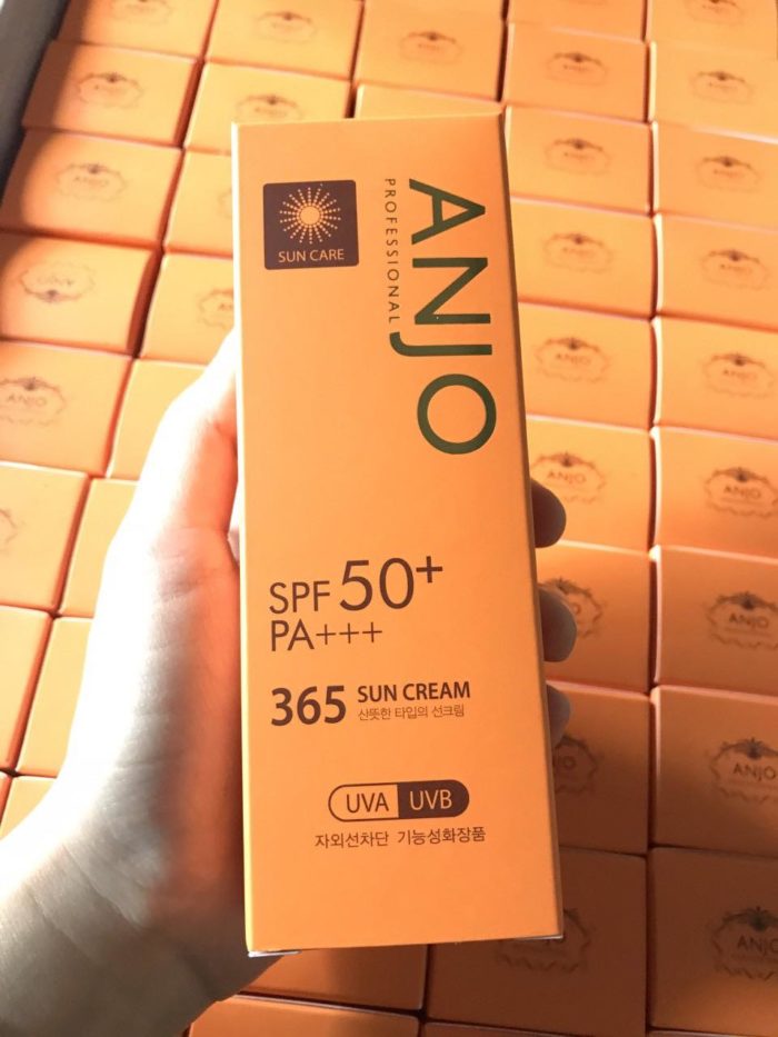 Kem Chong Nang Anjo Professional SPF 50PA 365 Sun Cream 9