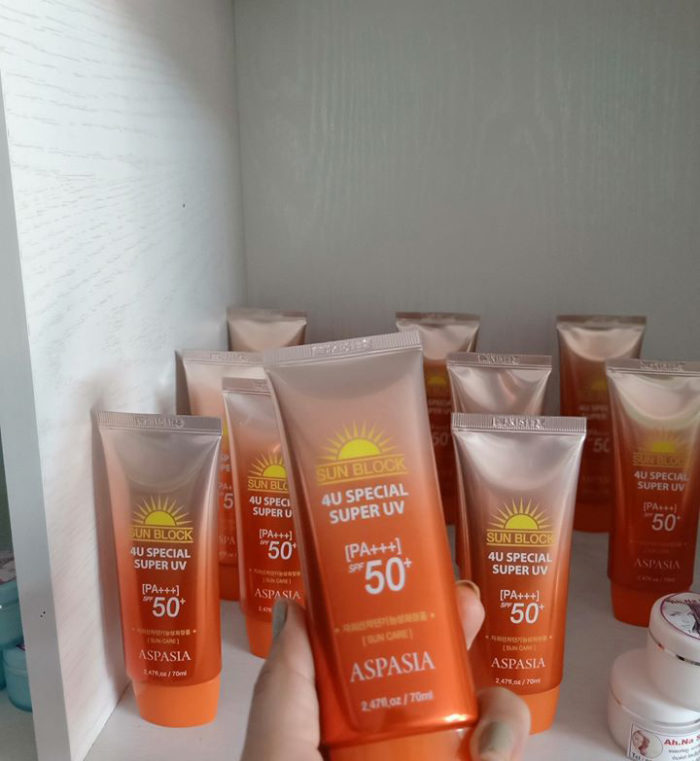 Kem Chong Nang Aspasia Sunblock 4U Special Super UV 5