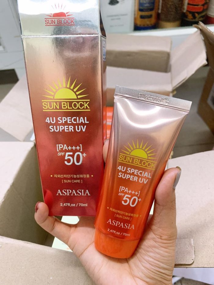 Kem Chong Nang Aspasia Sunblock 4U Special Super UV 8