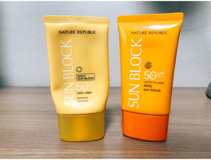 Kem chong nang Nature Republic Sun Block California Aloe SPF50Pa 2