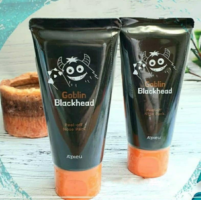Mat na lot mun A pieu Goblin Blackhead Peel off Nose Pack 12