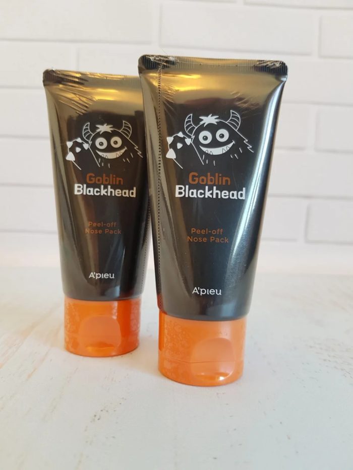 Mat na lot mun A pieu Goblin Blackhead Peel off Nose Pack 3