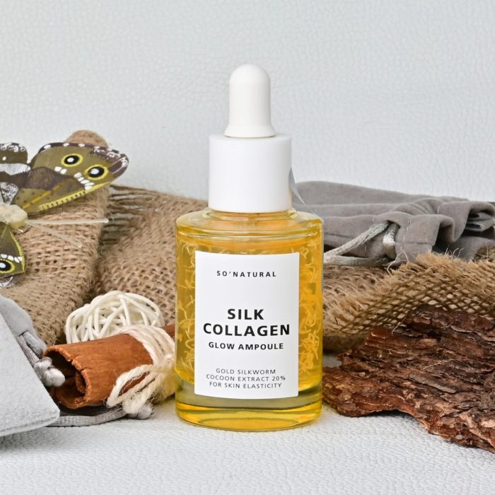 Tinh chat duong da Silk Collagen Glow Ampoule So Natural 11