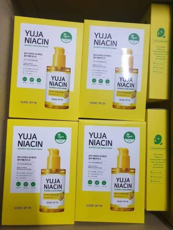 Mat Na Duong Trang Some By Mi Yuja Niacin Blemish Care Serum Mask 11