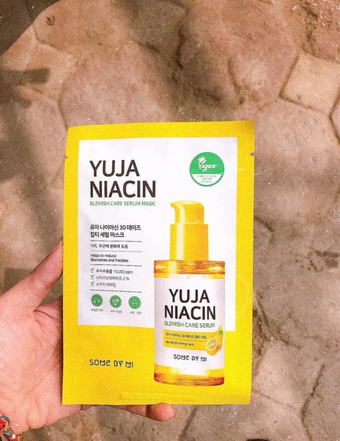 Mat Na Duong Trang Some By Mi Yuja Niacin Blemish Care Serum Mask 12