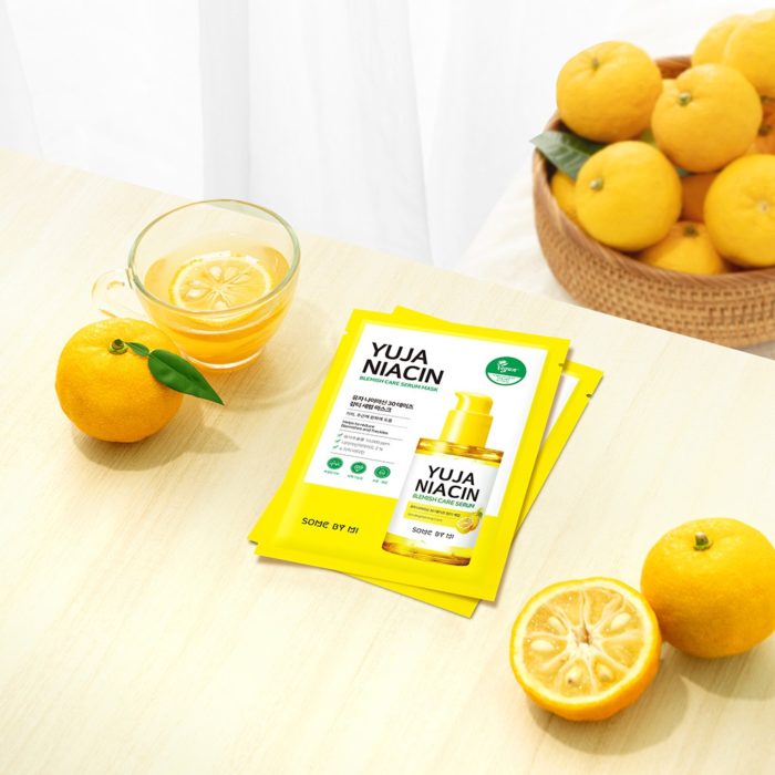 Mat Na Duong Trang Some By Mi Yuja Niacin Blemish Care Serum Mask 2