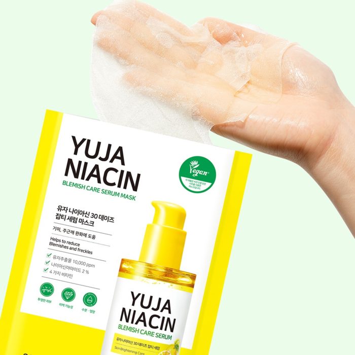 Mat Na Duong Trang Some By Mi Yuja Niacin Blemish Care Serum Mask 7
