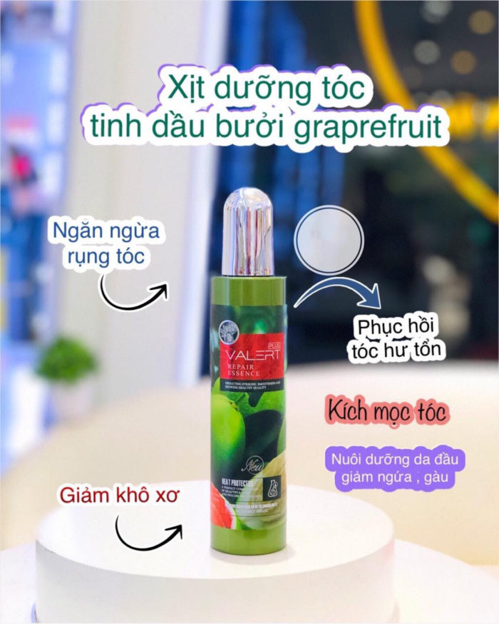 Xit duong toc tinh dau buoi Valert Repair Essence Plus 4