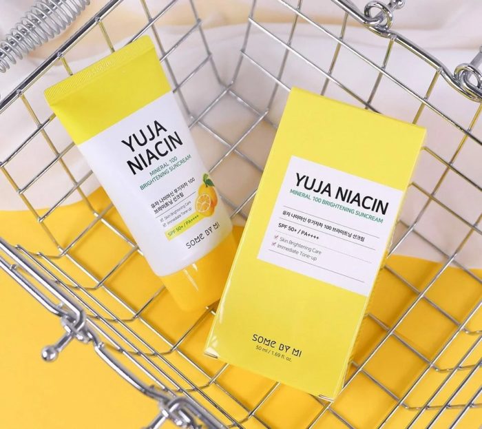 kem chong nang some by mi yuja niacin mineral 100 brightening suncream spf50 pa 5