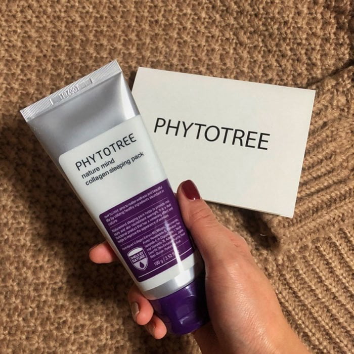 kem ngu cang bong tai sinh da phytotree nature mind collagen sleeping pask 12