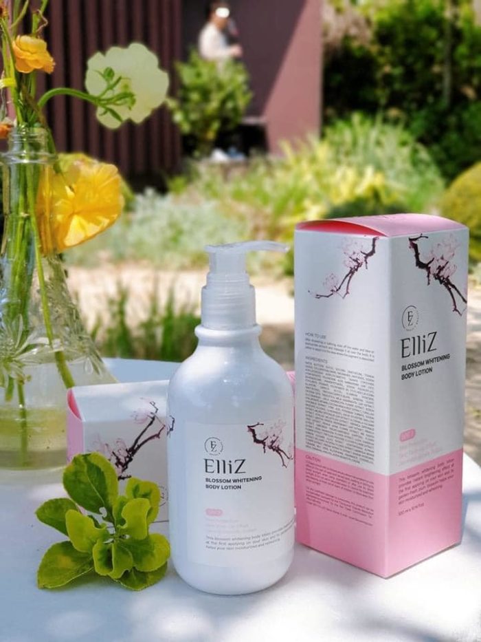 sua duong the elliz blossom whitening body lotion 1