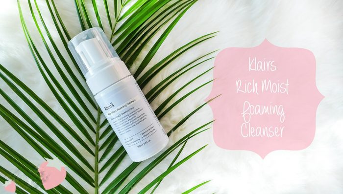 sua rua mat klairs rich moist foaming cleanser 12