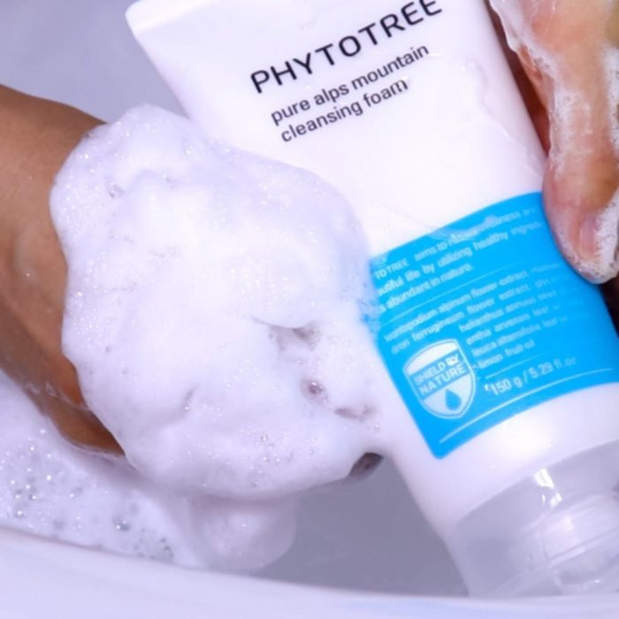 sua rua mat phytotree pure alps mountain cleansing foam 7