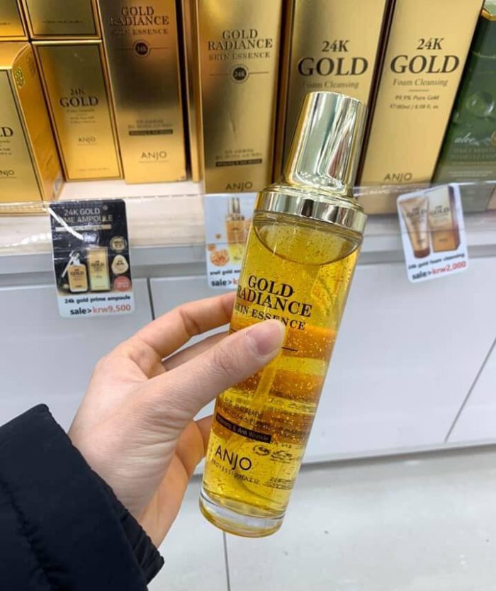 tinh chat duong da anjo gold radiance skin essence 10