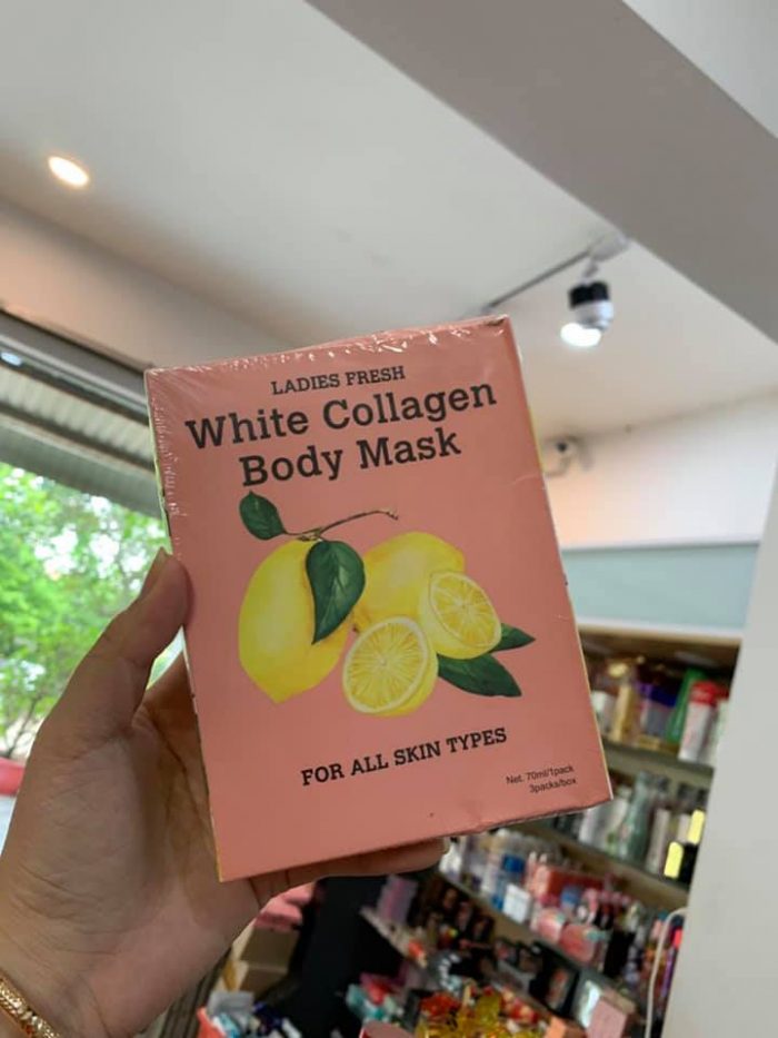 u trang chanh toan than ladies fresh white collagen body mask 12