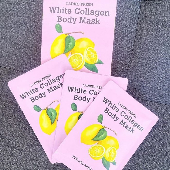u trang chanh toan than ladies fresh white collagen body mask 3