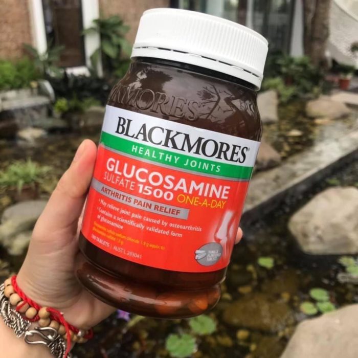 vien bo xuong khop blackmores glucosamine sulfate 1500mg one a day 10