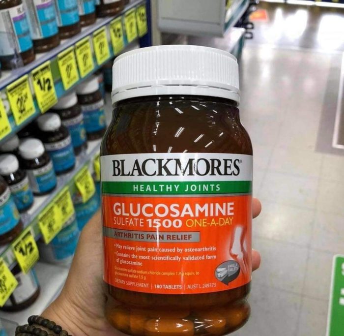 vien bo xuong khop blackmores glucosamine sulfate 1500mg one a day 12
