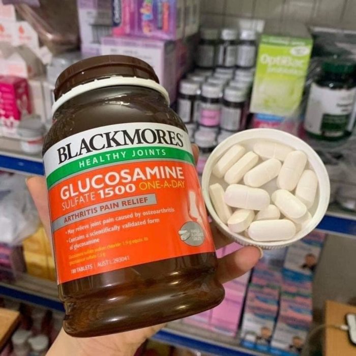 vien bo xuong khop blackmores glucosamine sulfate 1500mg one a day 6