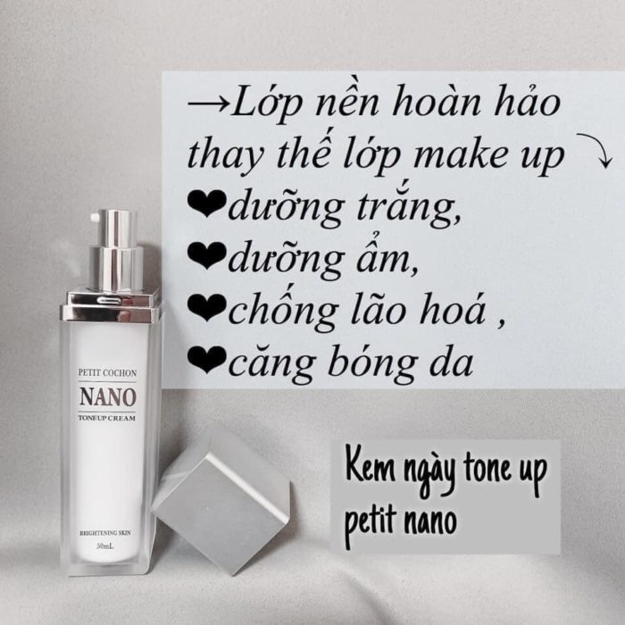 kem truyen trang petit cochon nano tone up cream 5