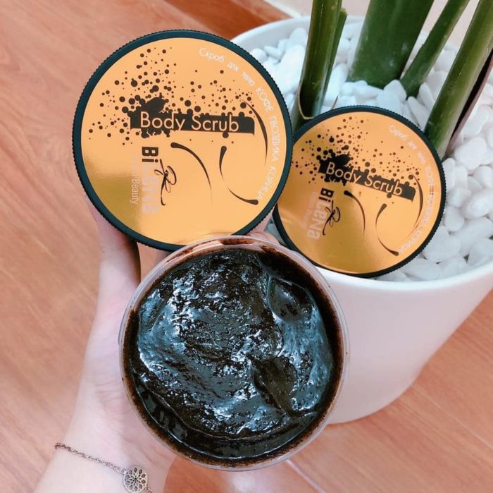 tay te bao chet body coffee scrub bilena 12