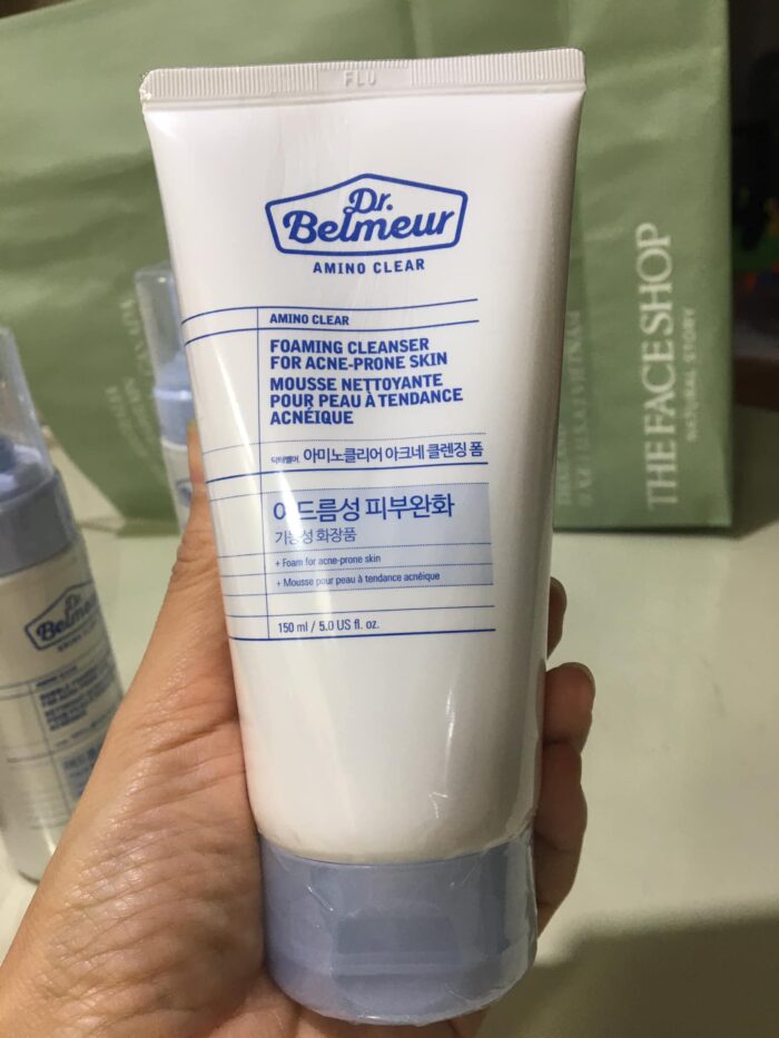 sua rua mat tri mun dr belmeur amino clear bubble foaming cleanser 11