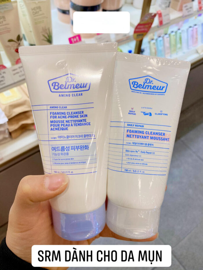 sua rua mat tri mun dr belmeur amino clear bubble foaming cleanser 12