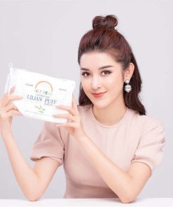 bong tay trang lily bell lilian puff cotton 9
