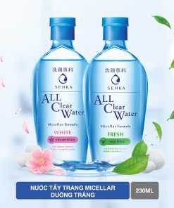 Nước tẩy trang dưỡng trắng Senka All Clear Water Micellar Formula