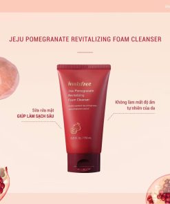 Sữa Rửa Mặt Lựu Đỏ Innisfree Jeju Pomegranate Revitalizing Foam Cleanser