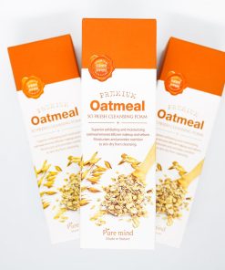 Sữa Rửa Mặt Yến Mạch Pure Mind Premium Oatmeal So Fresh Cleansing Foam