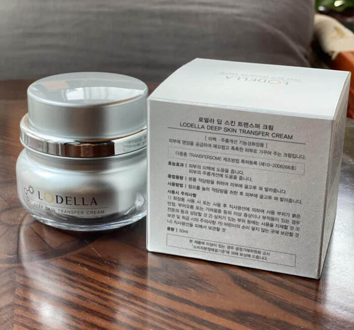 kem duong trang da lodella deep skin transfer cream 11
