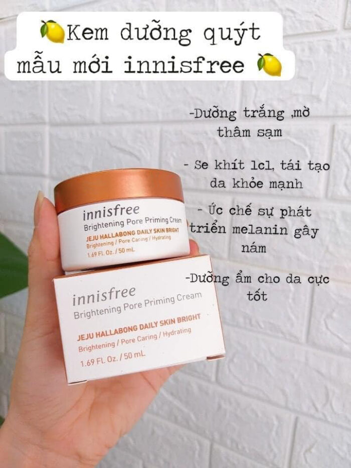 kem duong sang da innisfree brightening pore priming cream 4