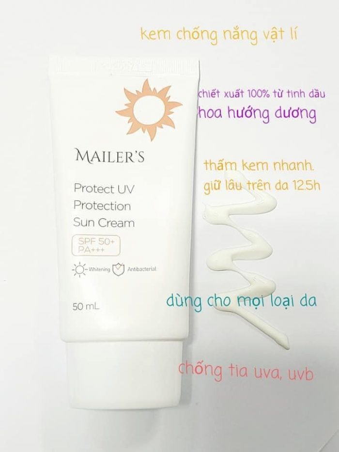 kem chong nang mailers protect uv protection sun cream 4