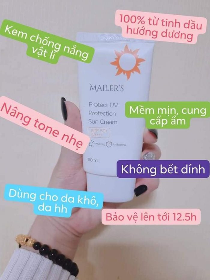 kem chong nang mailers protect uv protection sun cream 5