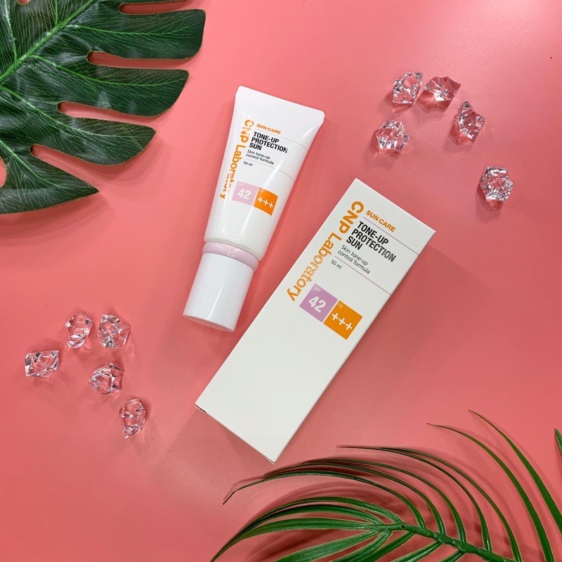 kem chong nang nang tone kiem dau cnp tone up protection sun spf42 pa 3