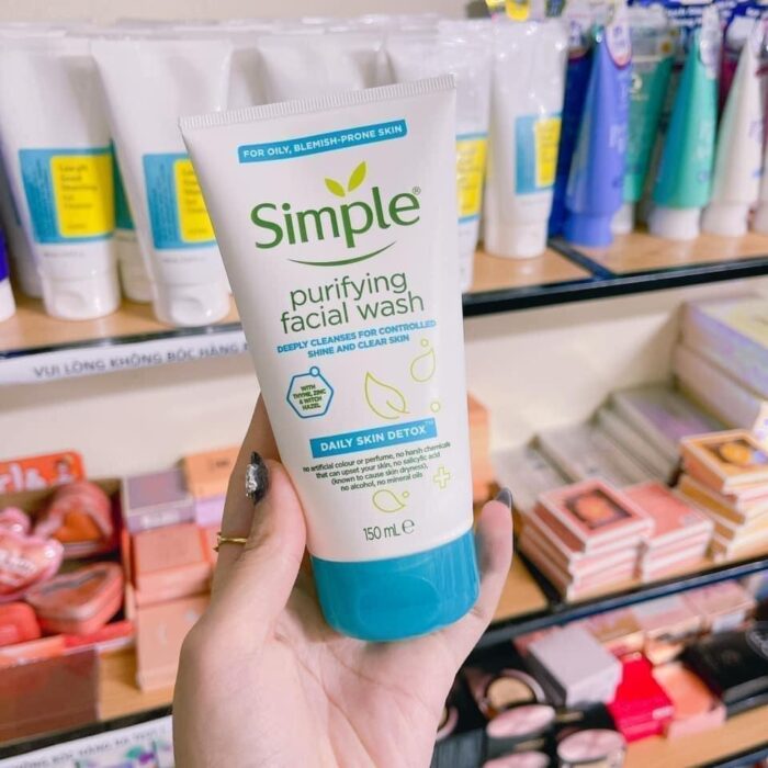 sua rua mat thai doc da simple daily skin detox purifying facial wash 12