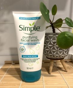 sua rua mat thai doc da simple daily skin detox purifying facial wash 3