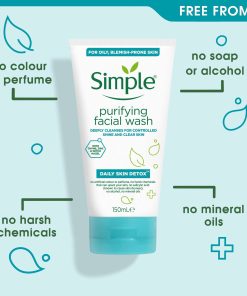 sua rua mat thai doc da simple daily skin detox purifying facial wash 4