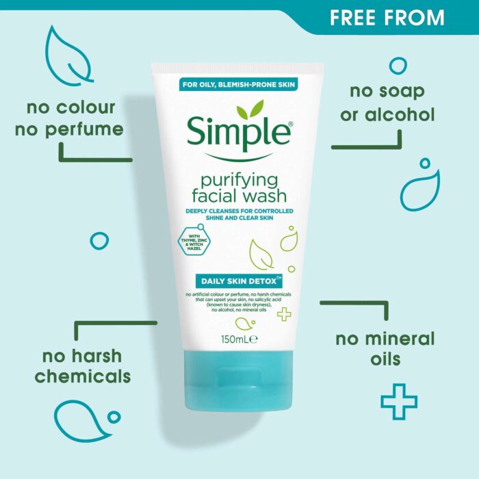 sua rua mat thai doc da simple daily skin detox purifying facial wash 4