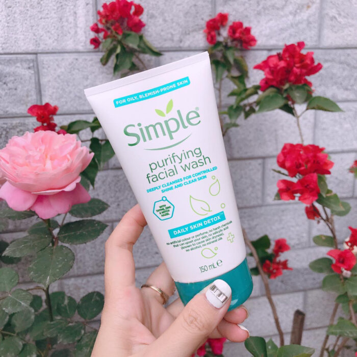 sua rua mat thai doc da simple daily skin detox purifying facial wash 6