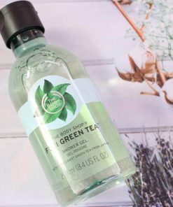 sua tam the body shop fuji green tea shower gel 6