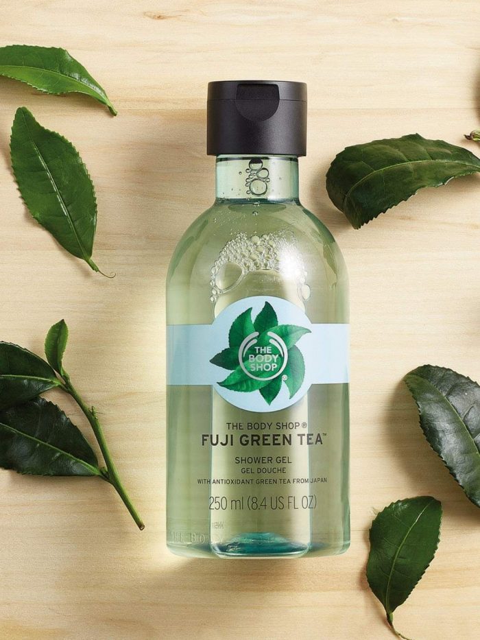 sua tam the body shop fuji green tea shower gel 9