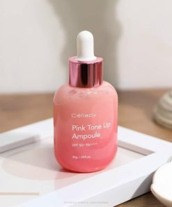tinh chat duong trang da chong nang cellapy pink tone up ampoule spf50 pa 6