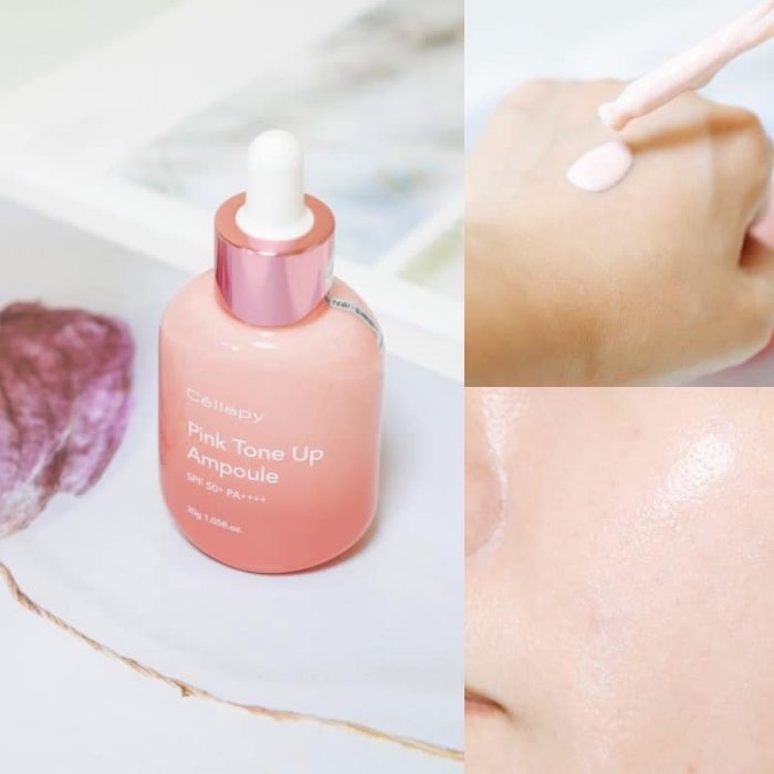 Serum Cellapy Pink Tone Up Ampoule SPF50+ PA++++
